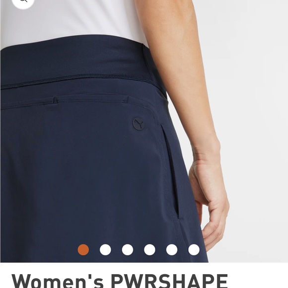 Navy blue golf skort 18”, size XS. Never worn. 50+ UPF. - Picture 2 of 4